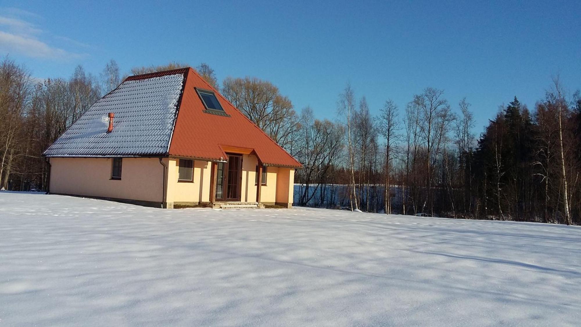 Ferienhaus Fuchsbau In Waldnaehe Villa Kuldīga Esterno foto